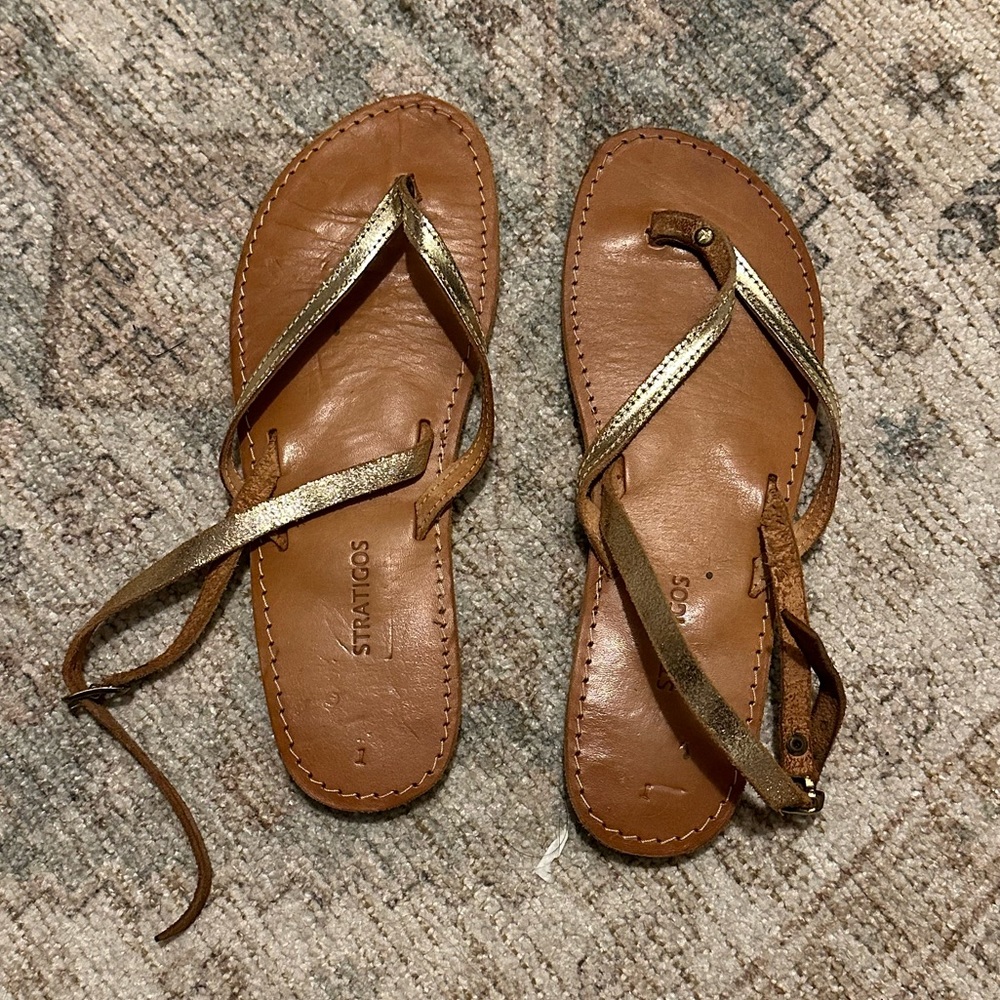 Greek sandals - Gold